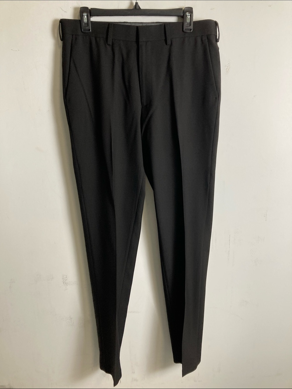 Haggar Black Straight-Leg Dress Pants